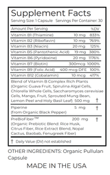 Natural Vitamin B Complex