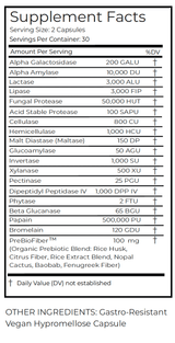 Natural Digestive Enzymes Pro