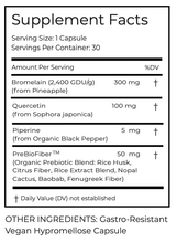 Bromelain and Quercetin